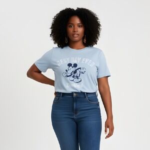 Mickey Mouse - Walt Disney World -‎ "Best Day Ever" - Blue Shirt - Small.
